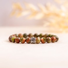 Hampers and Gifts to the UK - Send the Unakite Gemstone Bracelet - Delara Collection